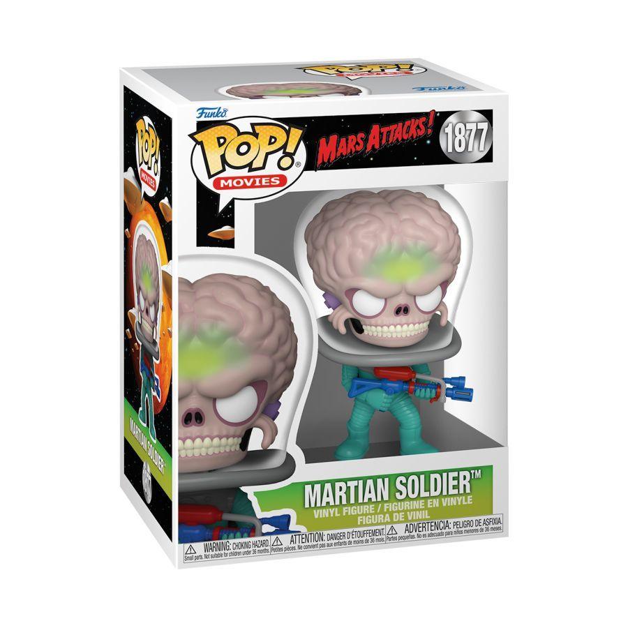 Mars Attacks – Martian Soldier with Atomic Ray Gun (Pop! Vinyl)