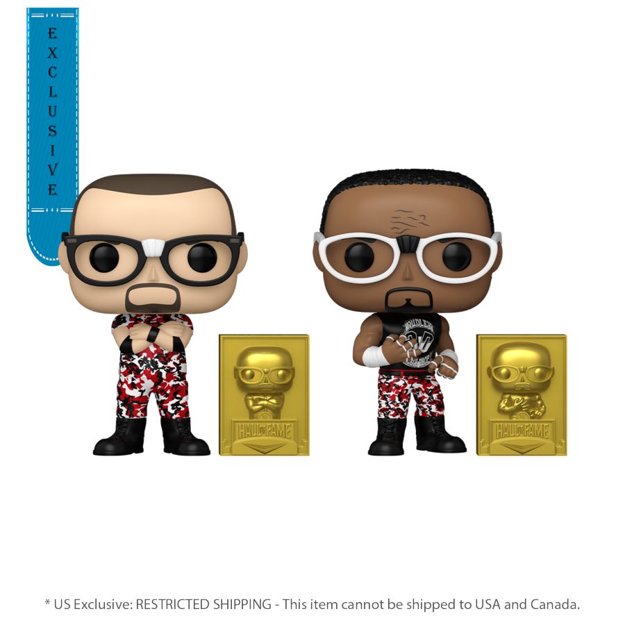WWE: Hall Of Fame - Dudley Boyz Red Camo 2-Pack (Pop! Vinyl)