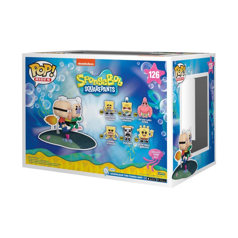 Spongebob Squarepants – Mermaidman & Barnacleboy with Invisible Boat (Pop! Ride)