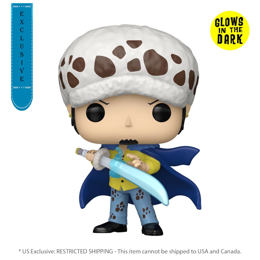One Piece - Trafalgar Law With Blue Anesthesia Glow (Pop! Vinyl)