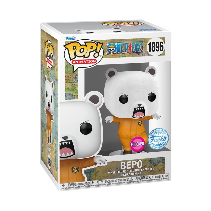 One Piece – Bepo Flocked (Pop! Vinyl)