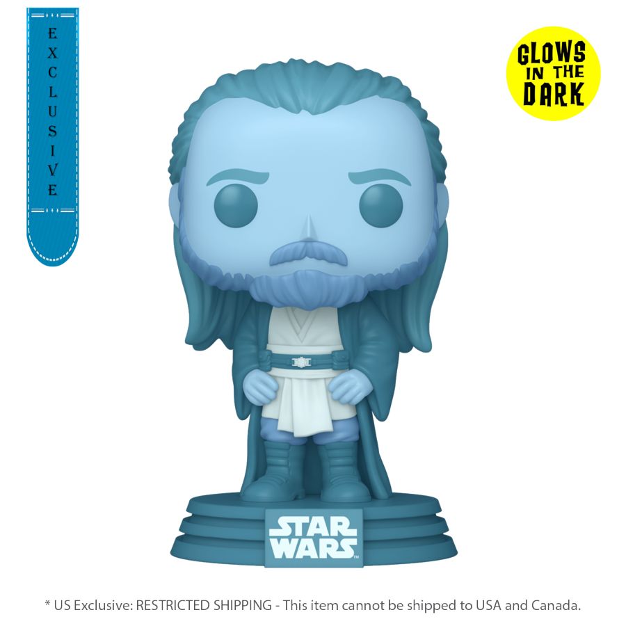 Star Wars - Qui-Gon Jinn Force Ghost Glow (Pop! Vinyl)