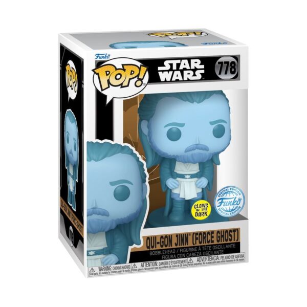 Star Wars - Qui-Gon Jinn Force Ghost Glow (Pop! Vinyl)