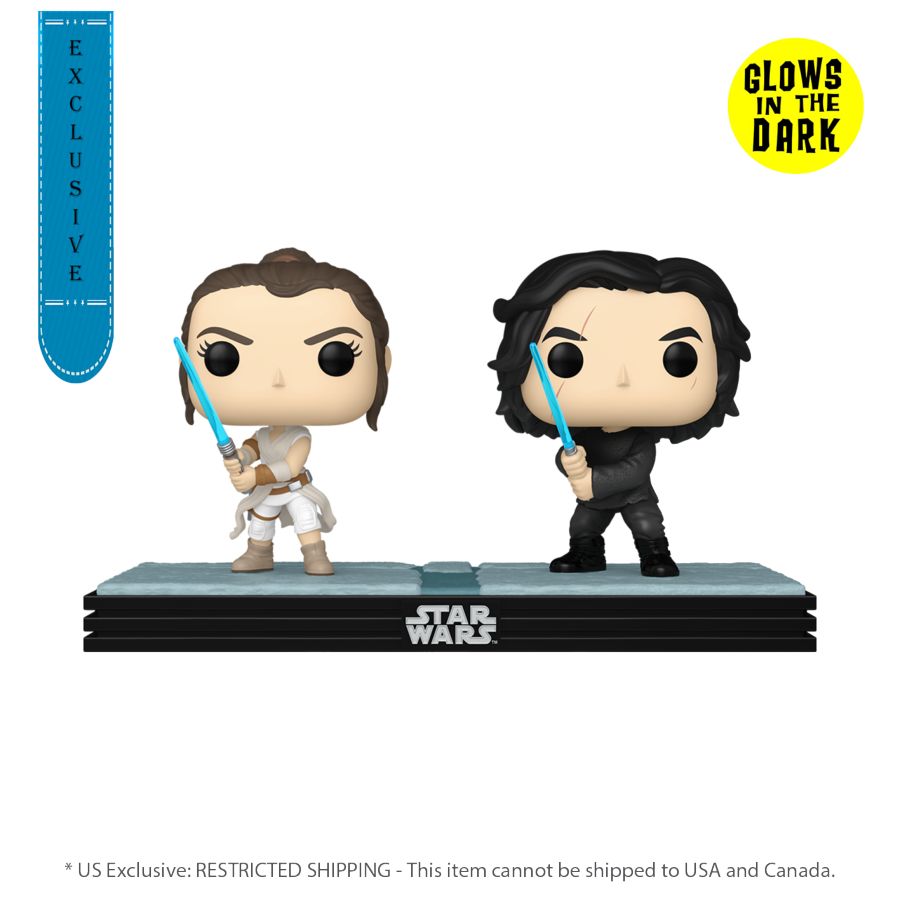 Star Wars - Rey And Kylo Ren Glow Pop! Moment (Pop! Vinyl)