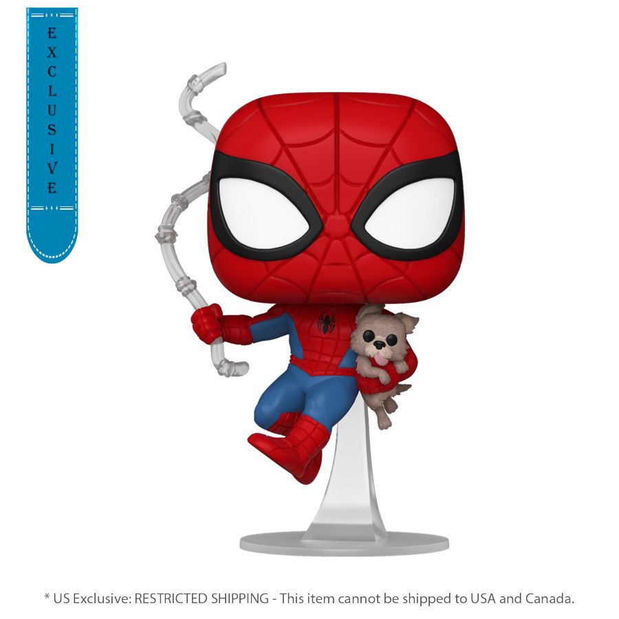 Marvel Comics - Spiderman With "Sandwich The Dog" (Pop! Vinyl)