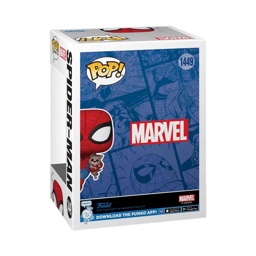 Marvel Comics - Spiderman With "Sandwich The Dog" (Pop! Vinyl)