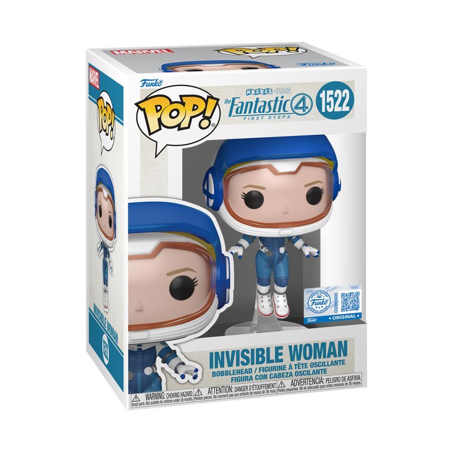 The Fantastic Four: First Steps – Invisible Woman in Space Suit (Pop! Vinyl)