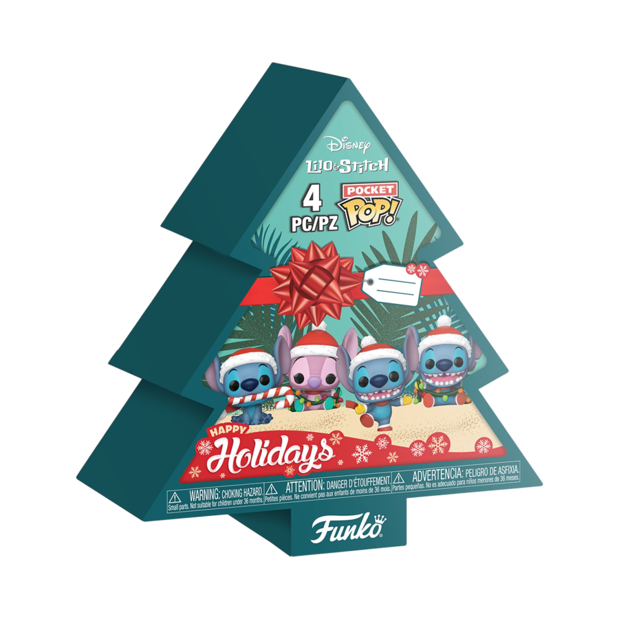 Lilo And Stitch - Holiday Tree Box Pocket 4-Pack (Pop! Vinyl)