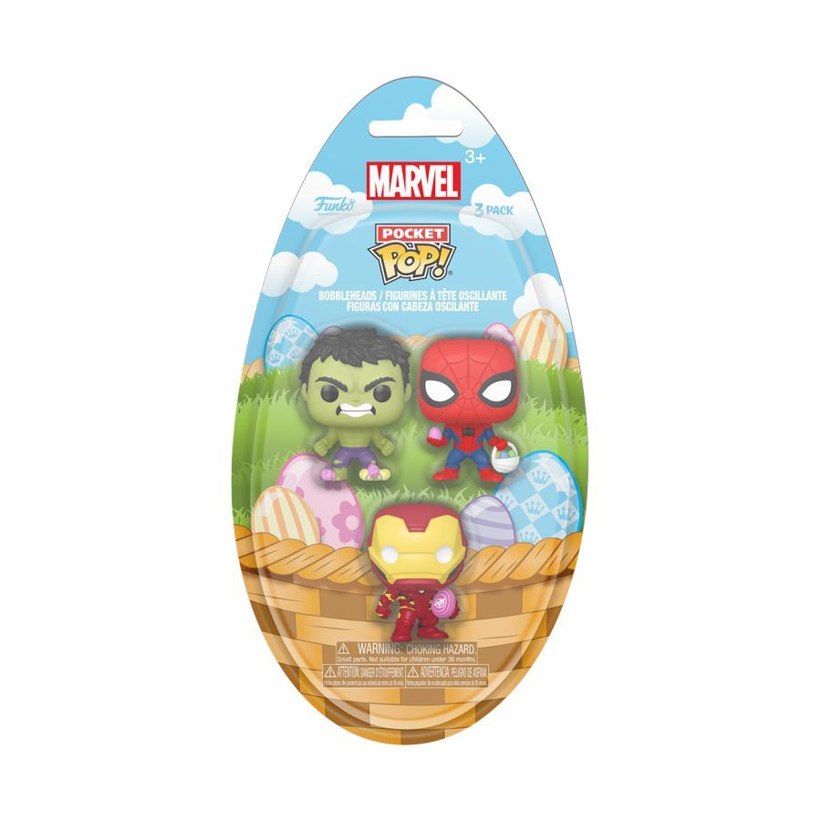 Marvel Comics – Easter Pocket Pop! 3-Pack (Pop! Vinyl)