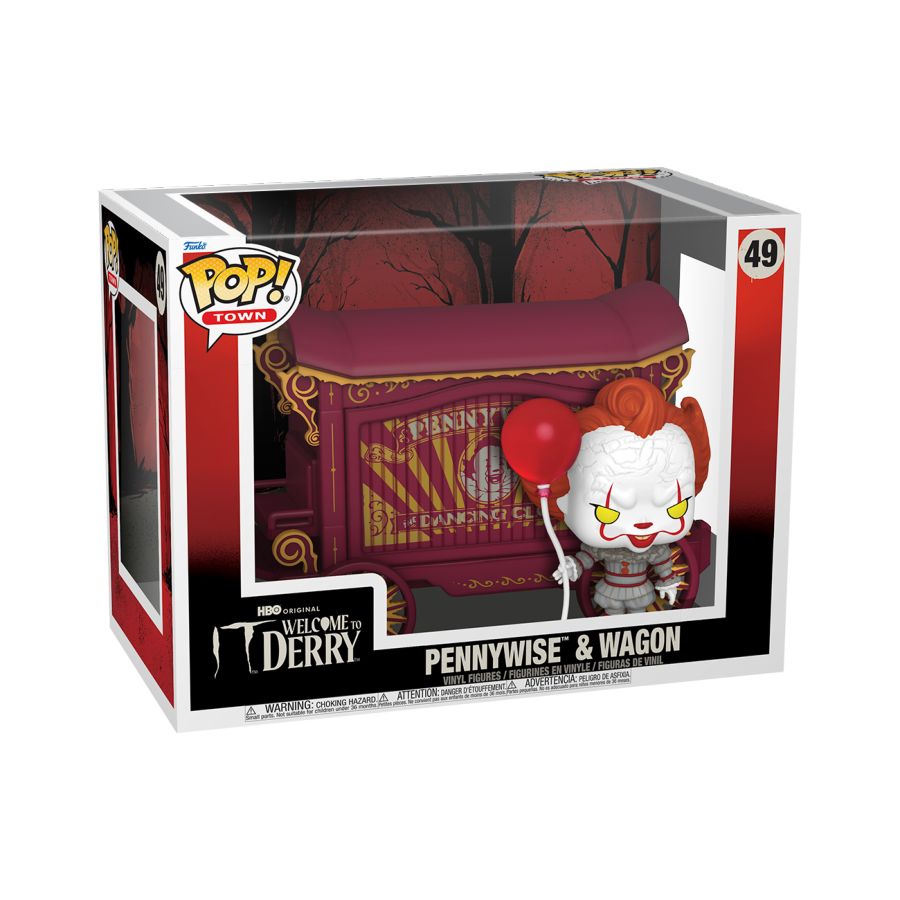Welcome To Derry - Pennywise And Wagon Pop Town (Pop! Vinyl)