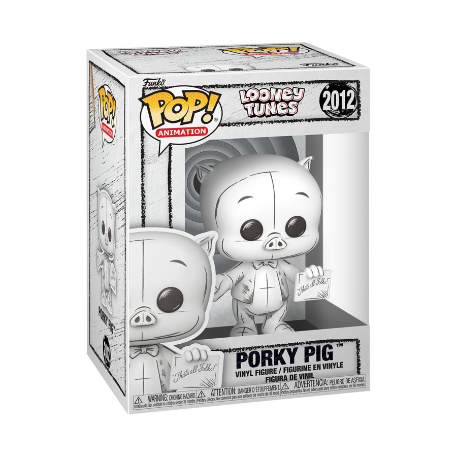 Looney Tunes: Sketched - Porky Pig (Pop! Vinyl)
