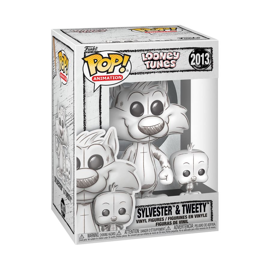Looney Tunes: Sketched - Sylvester And Tweety (Pop! Vinyl)