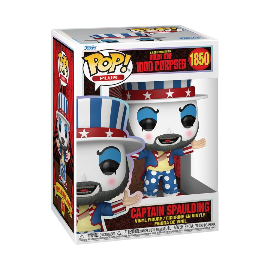 House Of 1000 Corpses - Captain Spaulding Pop! Plus (Pop! Vinyl)