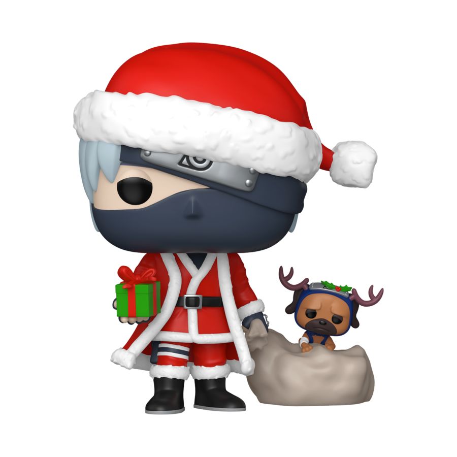 Naruto – Kakashi Hatake with Pakkun Holiday (Pop! Plus)