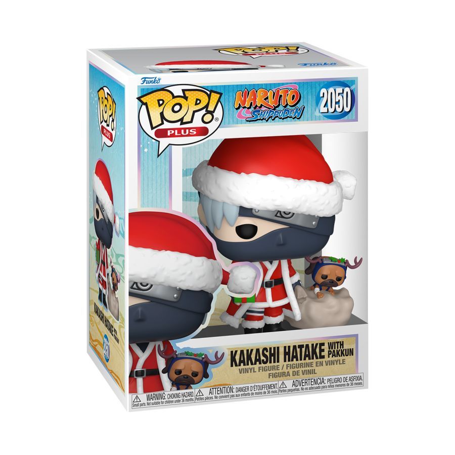 Naruto – Kakashi Hatake with Pakkun Holiday (Pop! Plus)
