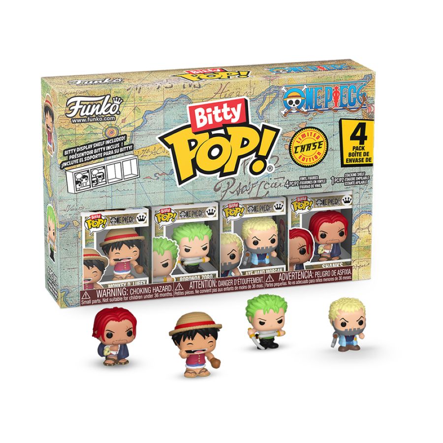 One Piece - Luffy Bitty 4-Pack (Pop! Vinyl)