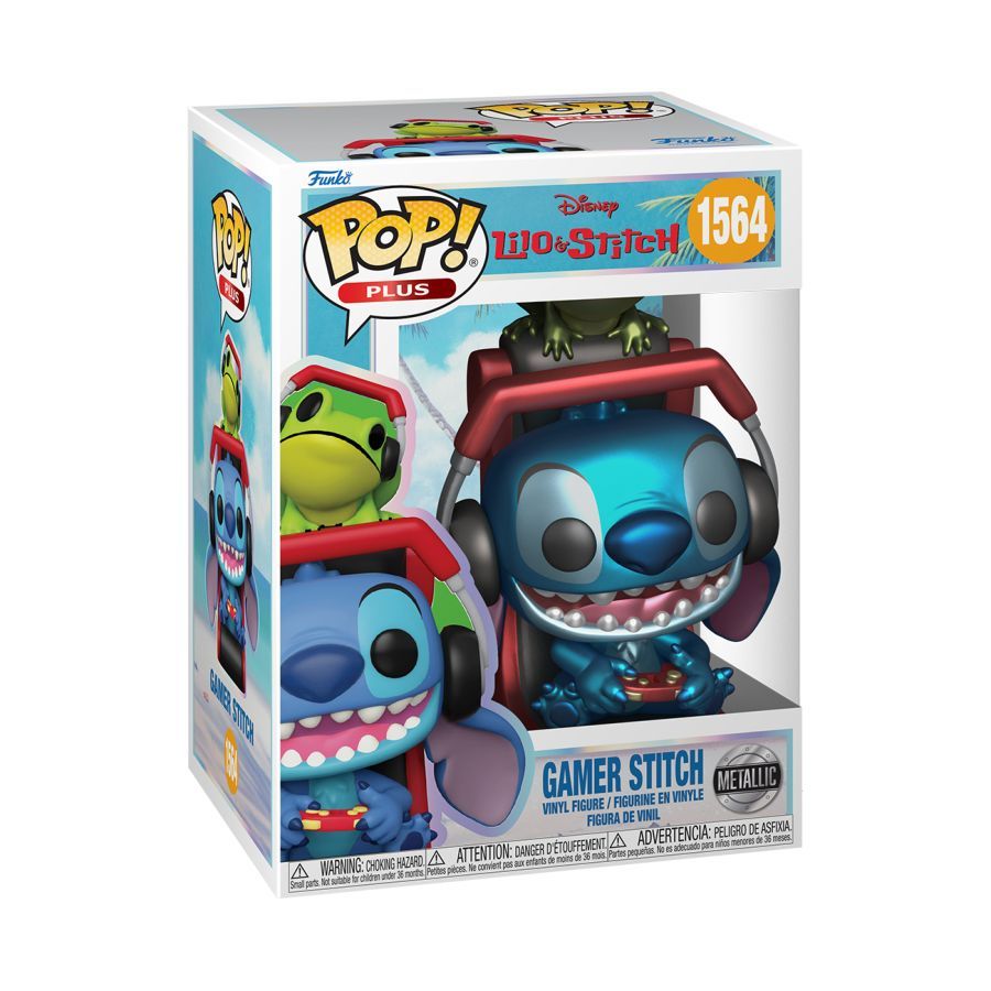 Lilo & Stitch – Gamer Stitch (Metallic) (Pop! Vinyl)