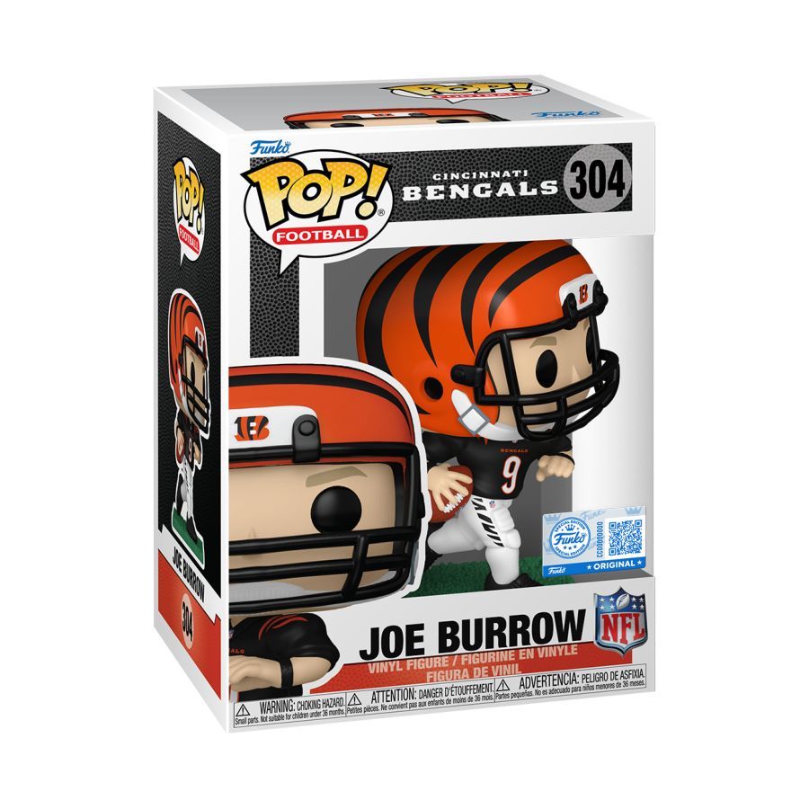 NFL: Bengals – Joe Burrow Black Jersey (Pop! Vinyl)