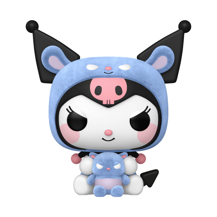 Hello Kitty - Kuromi As Baku Flocked (Pop! Vinyl)