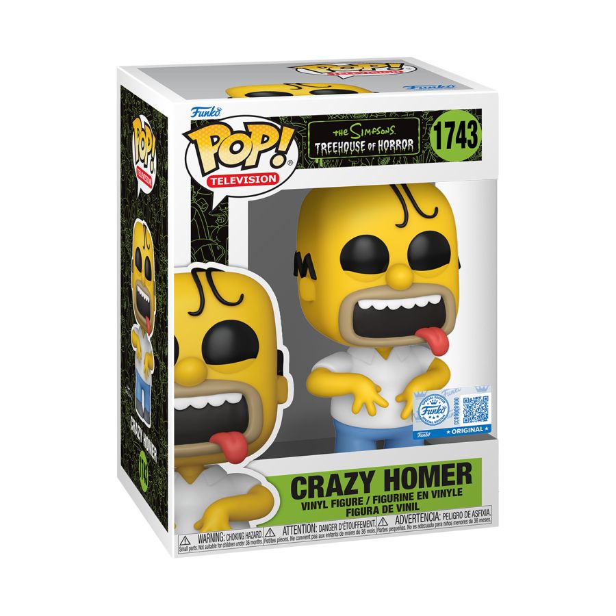 The Simpsons: Treehouse Of Horror - Crazy Homer (Pop! Vinyl)