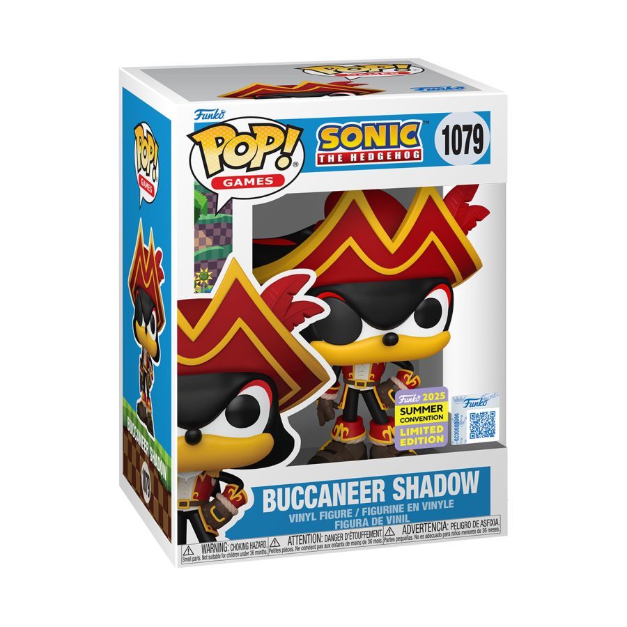 Sonic – Buccaneer Shadow SDCC 2025 Exclusive (Pop! Vinyl)