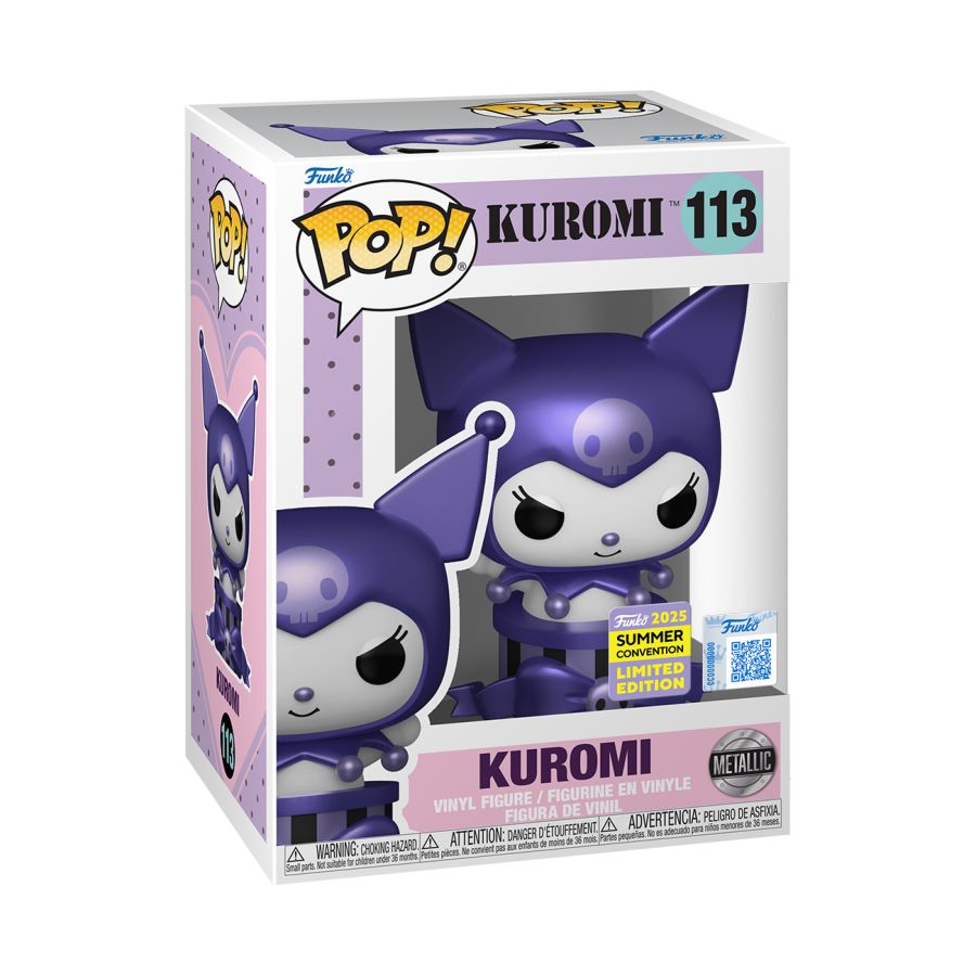 Hello Kitty - Kuromi Purple Metallic SDCC 2025 (Pop! Vinyl)