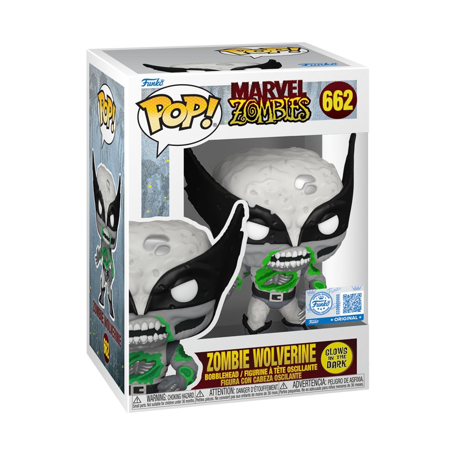 Marvel: Zombies - Wolverine Glow (Pop! Vinyl)
