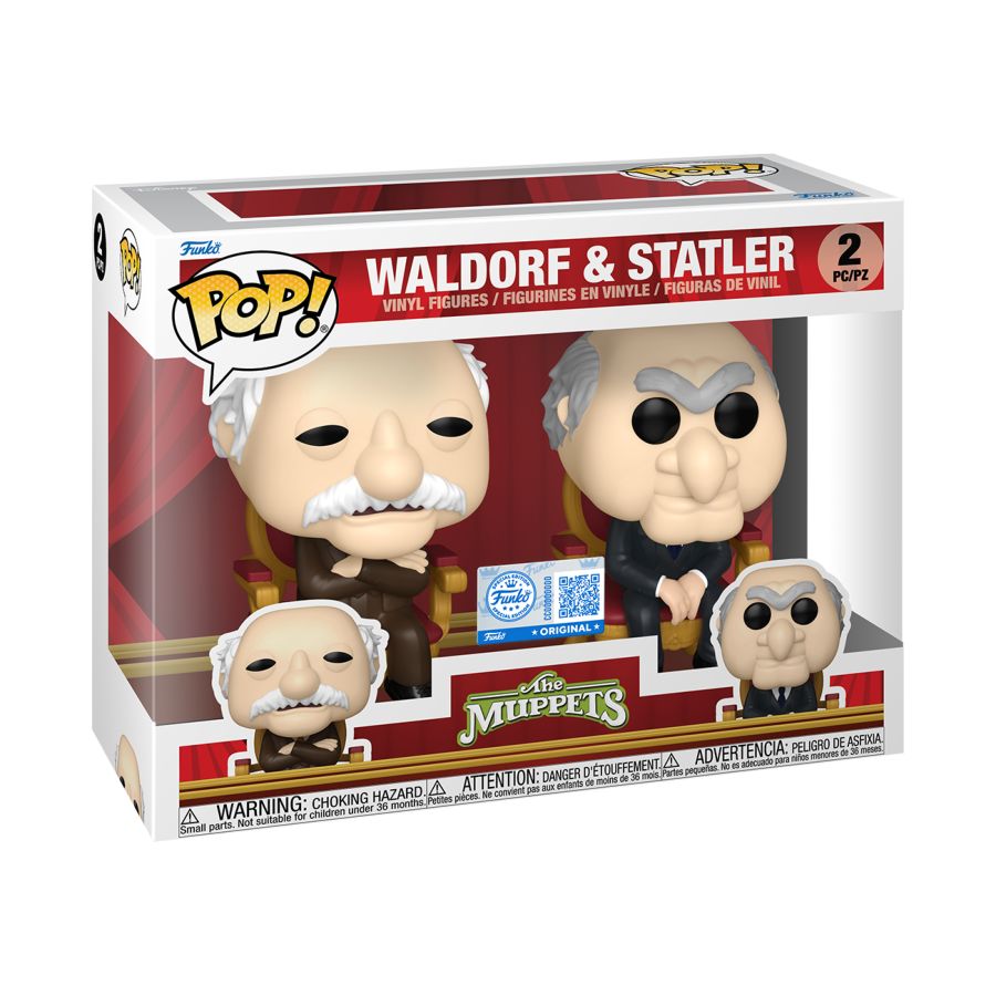 Muppets - Waldorf And Statler 2-Pack (Pop! Vinyl)