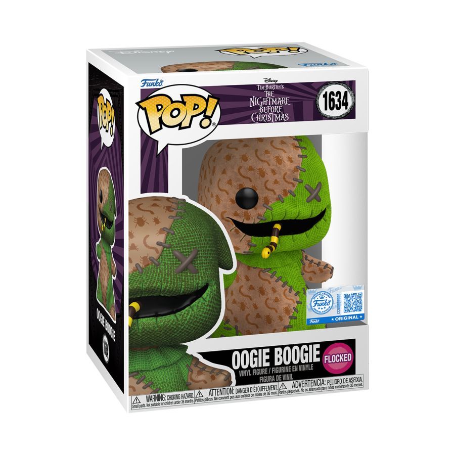 The Nightmare Before Christmas – Oogie Boogie Patchwork Flocked (Pop! Vinyl)