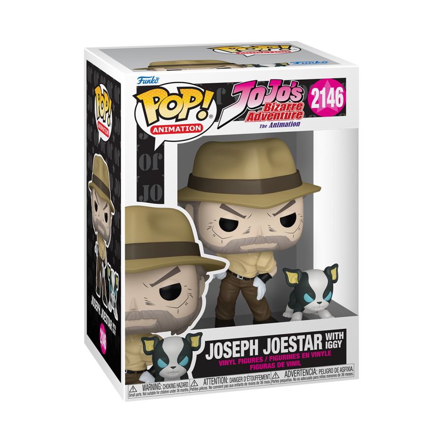 Jojo's Bizarre Adventure - Joseph With Iggy (Pop! Vinyl)