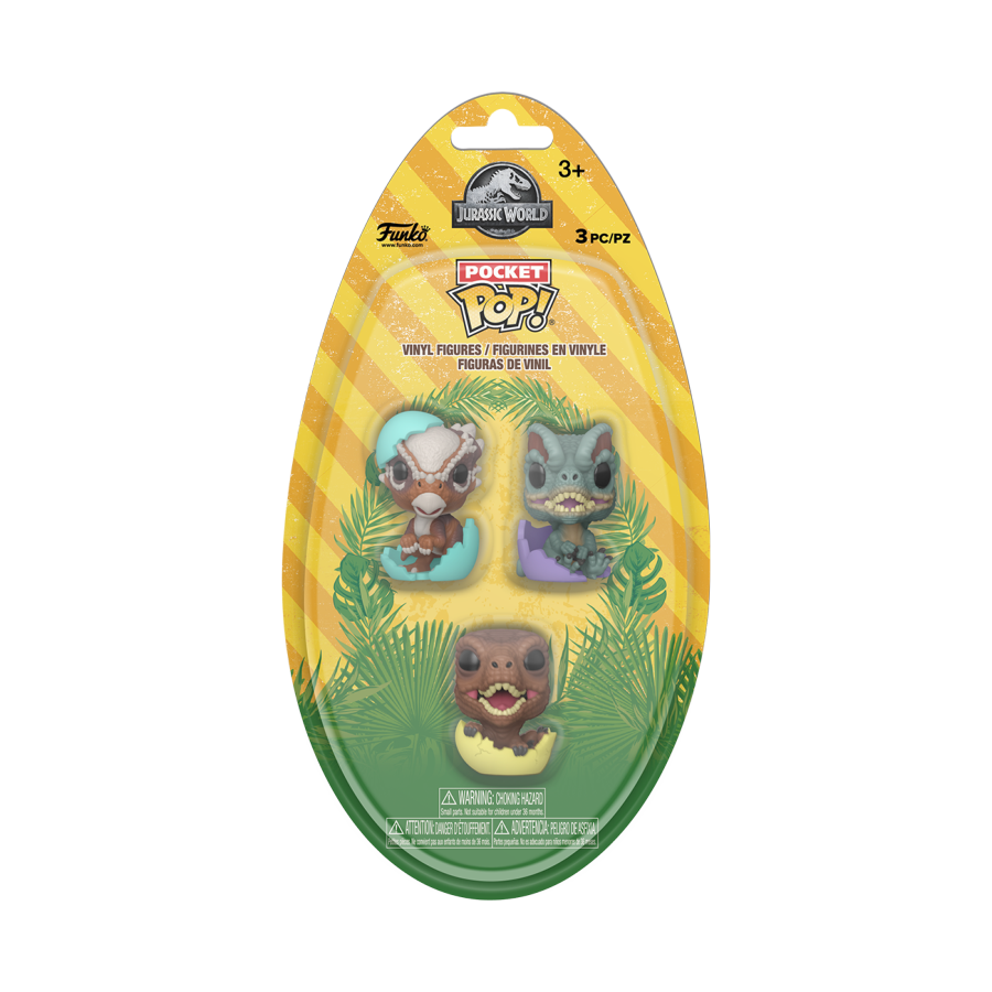 Jurassic World - Easter 3-Pack (Pocket Pop!)