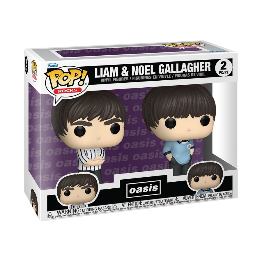Oasis – Liam & Noel Gallagher Pop! Vinyl 2 Pack (Pop! Vinyl)