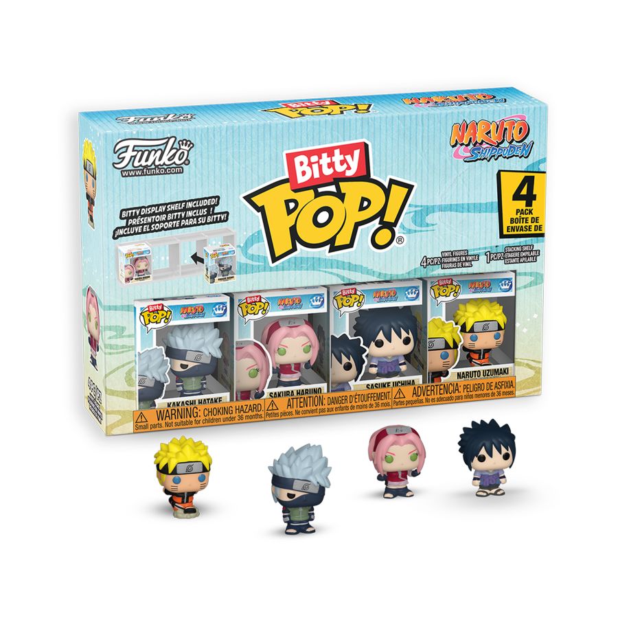 Naruto Team 7 Bitty Pop! 4-Pack (Pop Vinyl)
