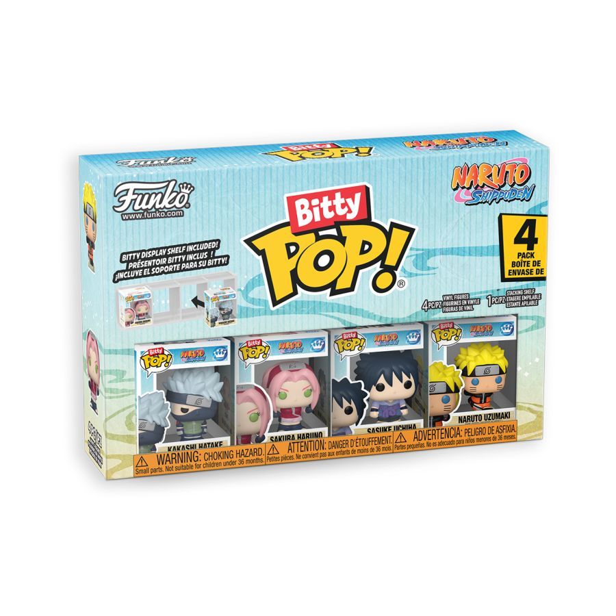 Naruto Team 7 Bitty Pop! 4-Pack (Pop Vinyl)