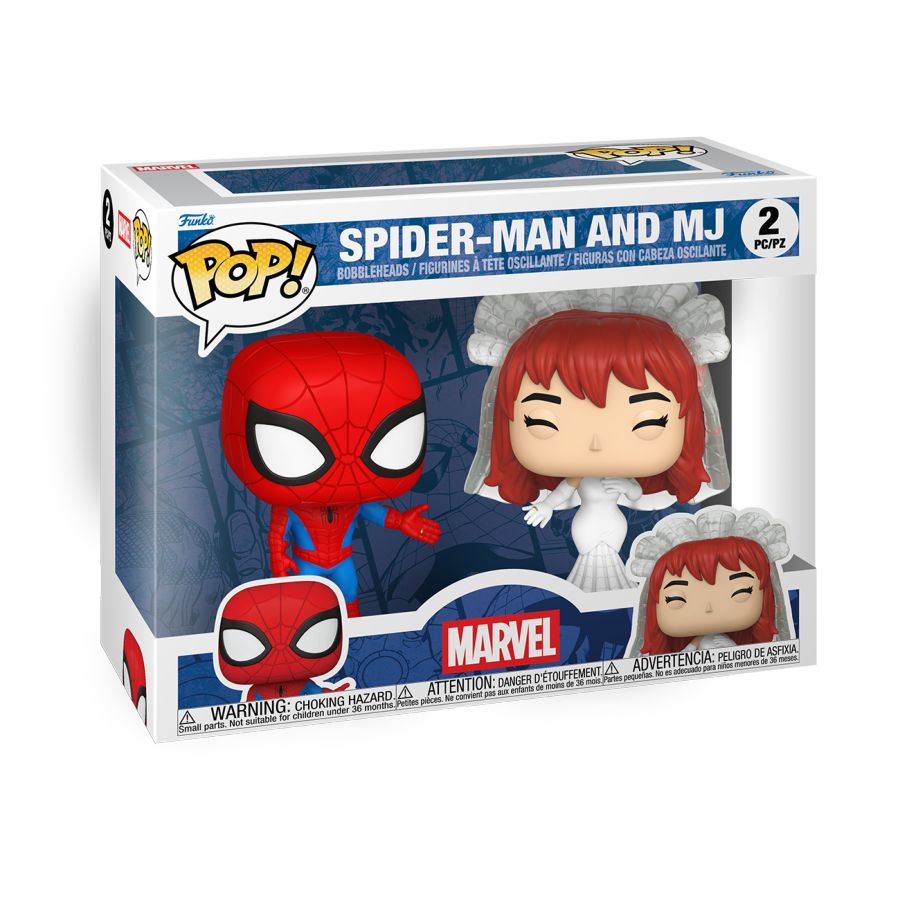 Marvel Comics - Spider-Man And MJ 2-Pack (Pop! Vinyl)