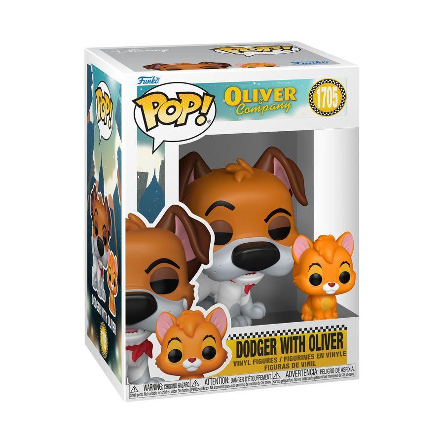 Oliver and Company (1988) – Dodger with Oliver with Chase (Pop! Vinyl)