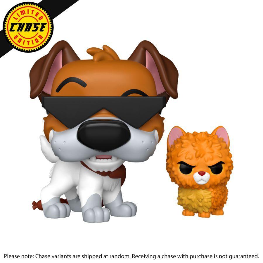 Oliver and Company (1988) – Dodger with Oliver with Chase (Pop! Vinyl)