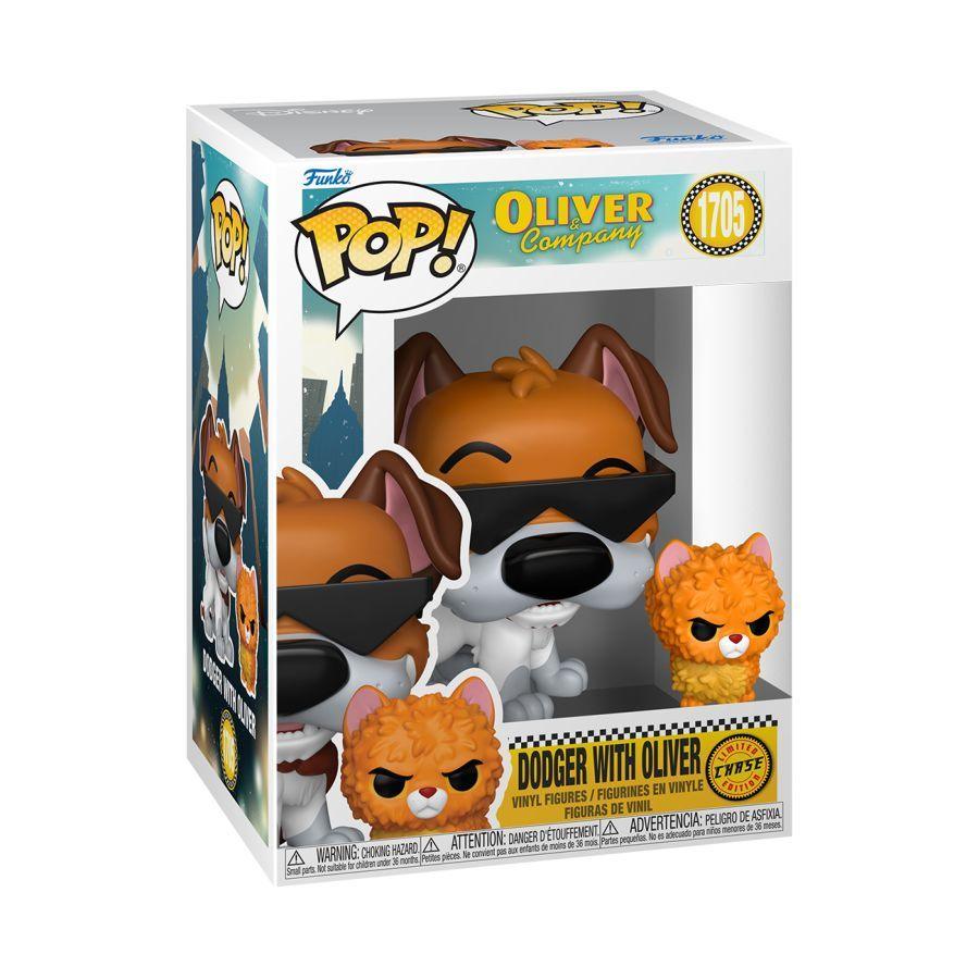 Oliver and Company (1988) – Dodger with Oliver with Chase (Pop! Vinyl)
