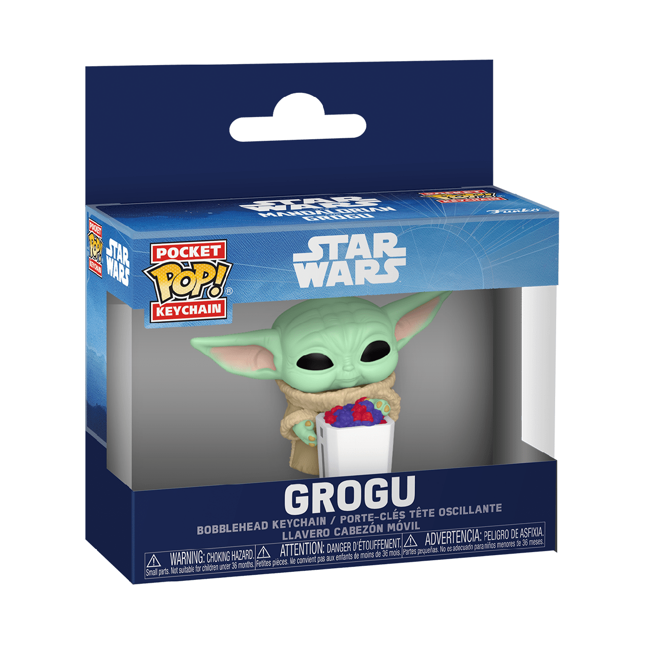 The Mandalorian And Grogu (2026) - Grogu With Food Pocket Keychain (Pop! Vinyl)