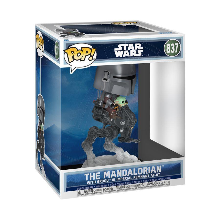 The Mandalorian & Grogu (2026) – The Mandalorian with Grogu in Imperial Remnant AT-RT (Pop! Ride)