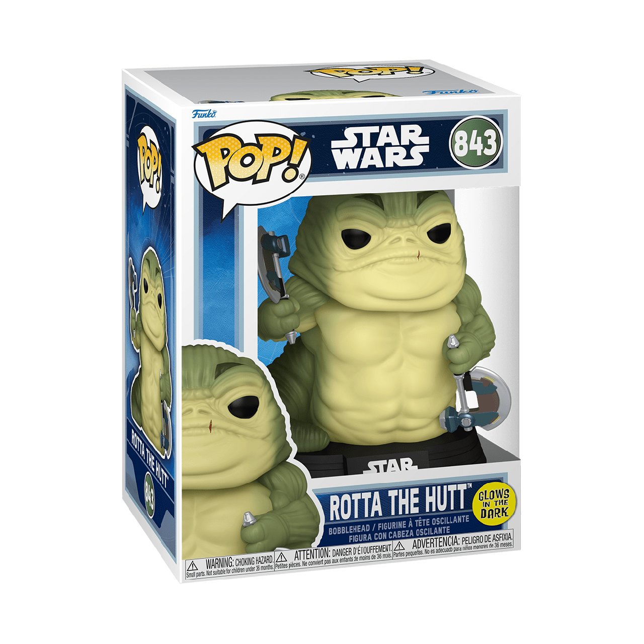 The Mandalorian And Grogu (2026) - Rotta The Hutt Glow (Pop! Vinyl)