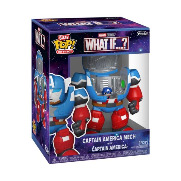 What If - Captain America With Mech Bitty (Pop! Bot)