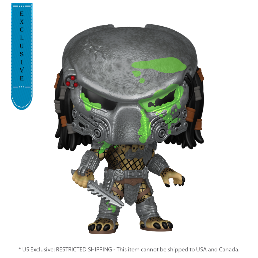 Alien Vs Predator: Requiem - Bull Predator Battle Damaged Glow (Pop! Vinyl)