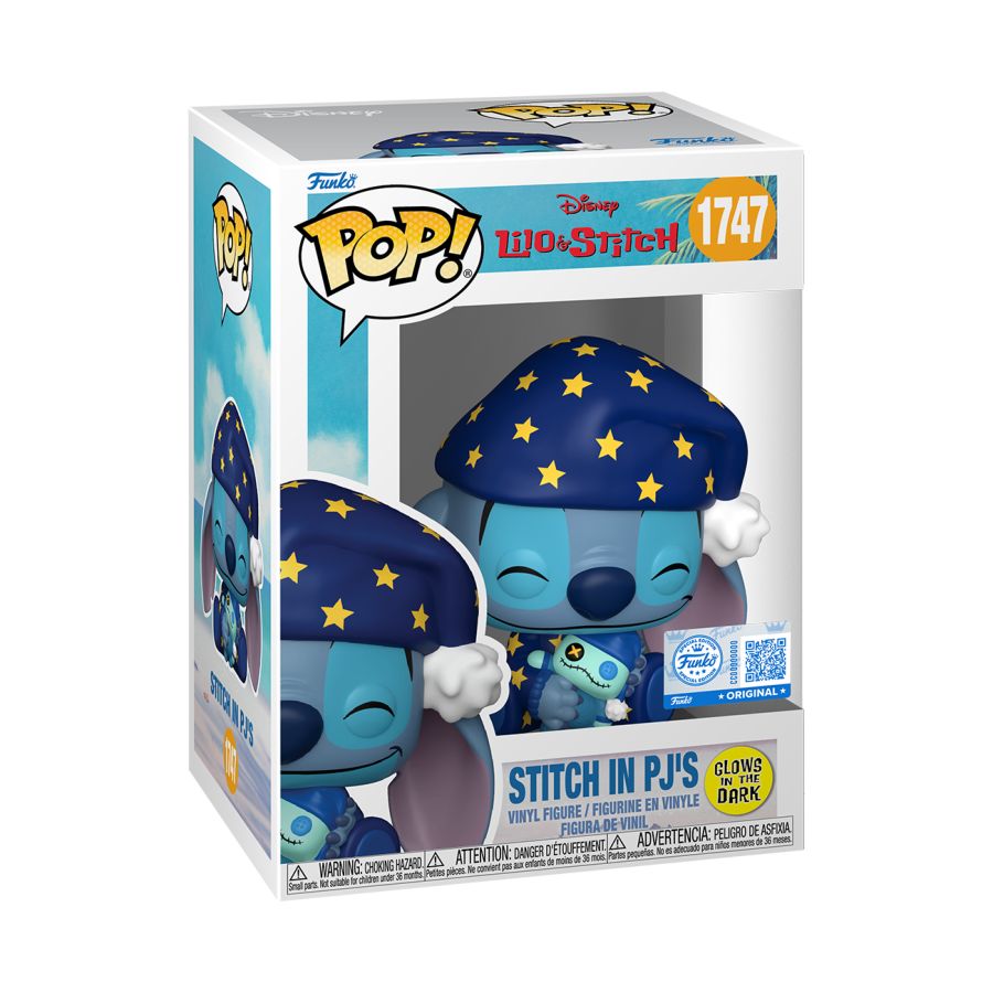 Lilo And Stitch - Stitch In PJ's Glow (Pop! Vinyl)
