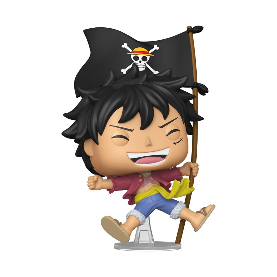 One Piece - Luffy D. Luffy With Flag (Pop! Vinyl)