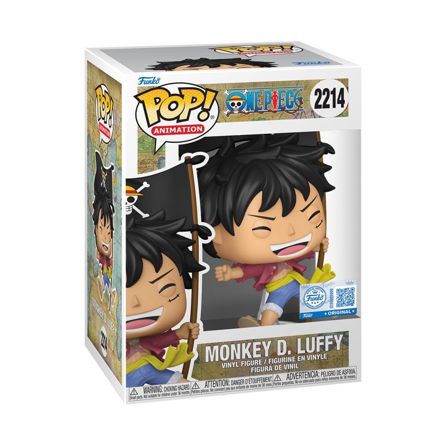 One Piece - Luffy D. Luffy With Flag (Pop! Vinyl)