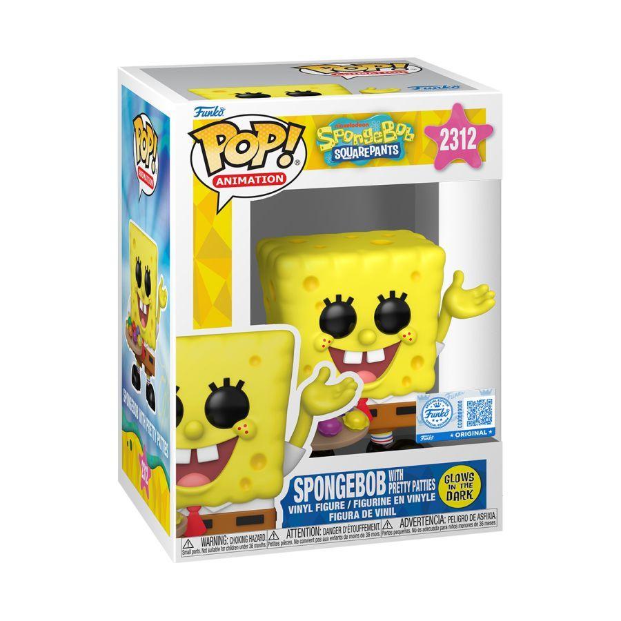 Spongebob Squarepants – Spongebob with Patties Glow (Pop! Vinyl)