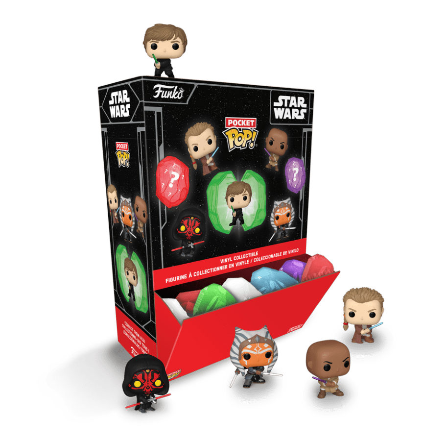 Star Wars - Kyber Crystal Capsule Pocket Pop! Blind Assortment (Display of 12)