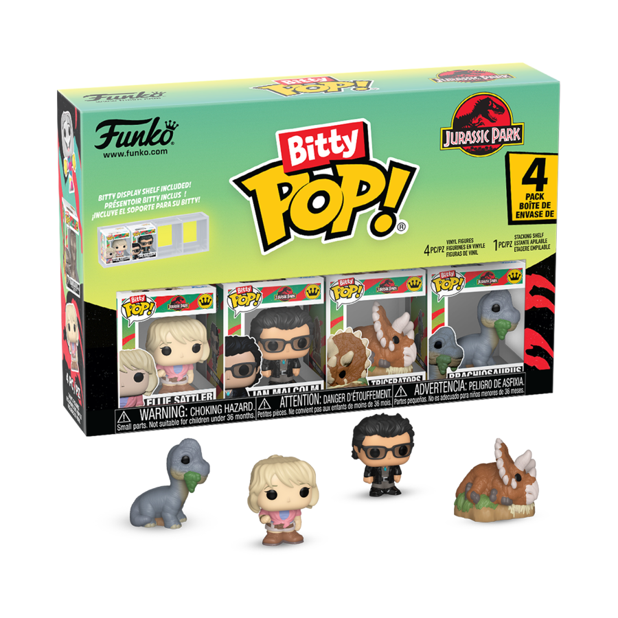 Jurassic Park - Triceratops Bitty 4-Pack (Pop! Vinyl)