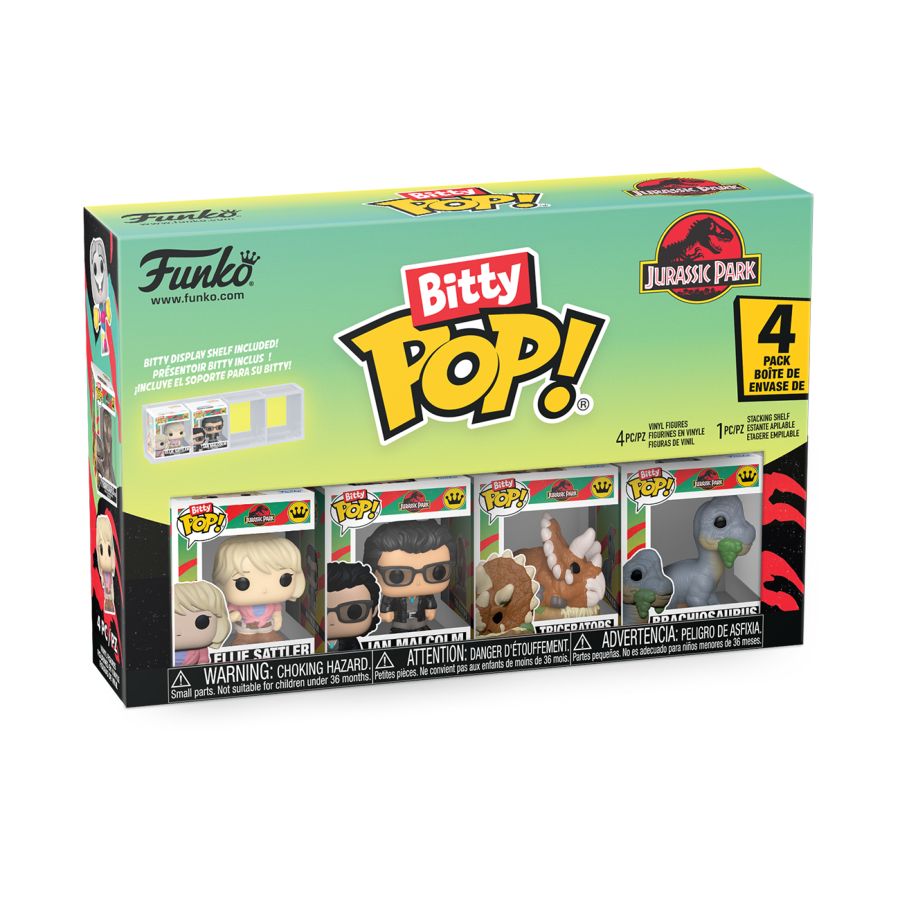 Jurassic Park - Triceratops Bitty 4-Pack (Pop! Vinyl)